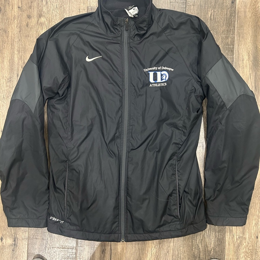 Nike Black and Gray Athletic Jacket - University of Dubuque
